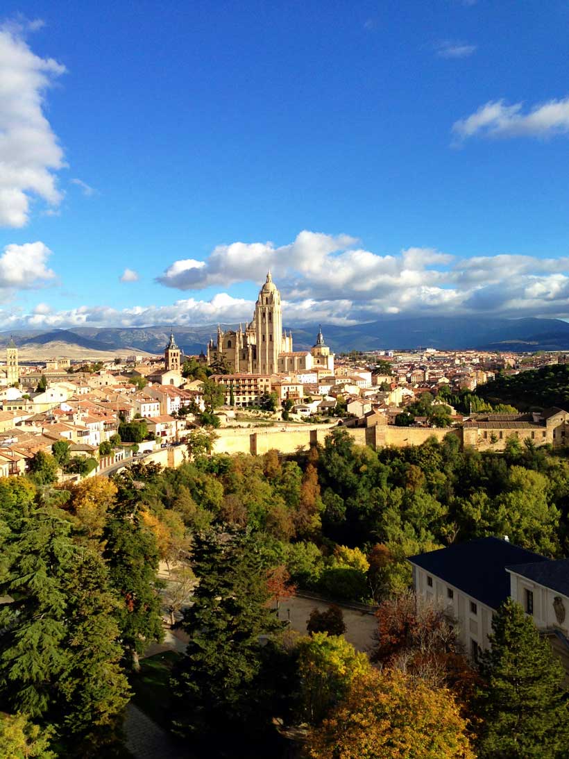 Segovia to Madrid Spain