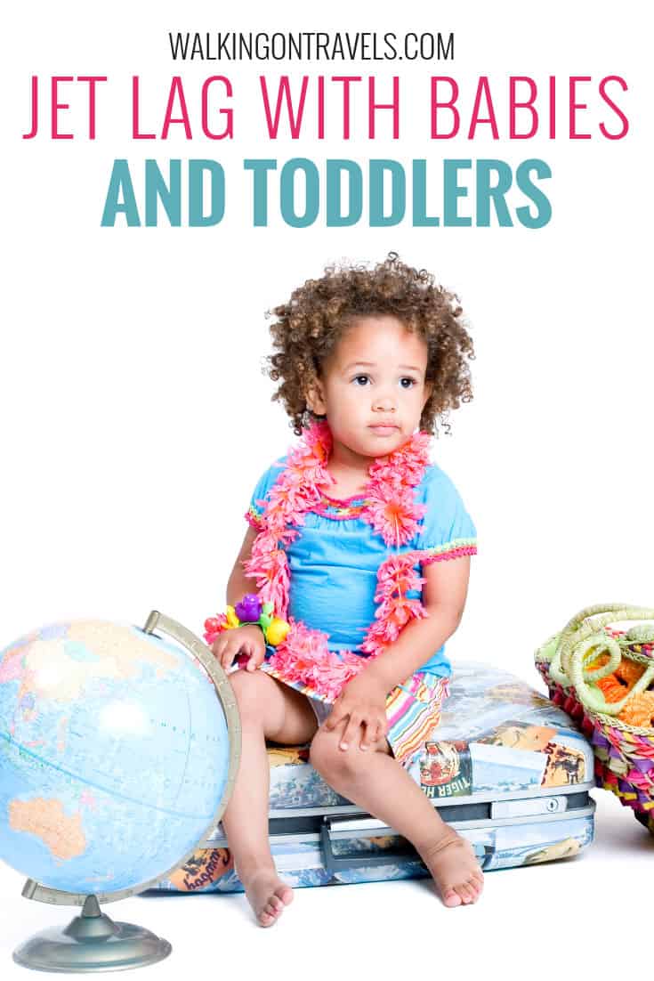 Parent's Guide to Jet Lag with Babies and Toddlers: Jet lag with kids isn't as scary as you may think and we have the jet lag cure you have been looking for. These jet lag tips will help you get through those first few nights when traveling with babies and traveling with toddlers no matter where your family vacation takes you. #jetlag #travelwithkids #familytravel #babytravel #parenting