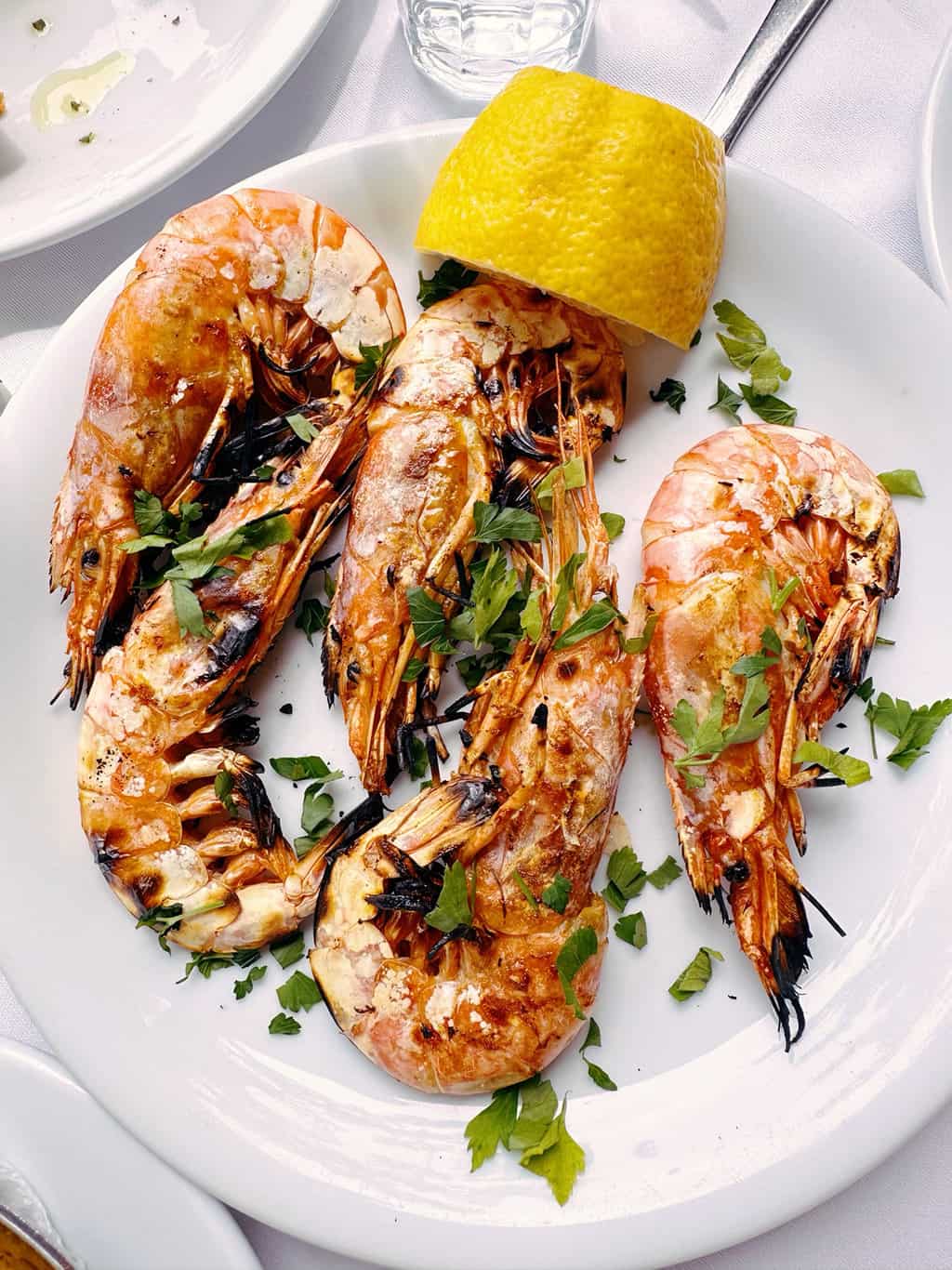 Greek Food Seafood Prawns