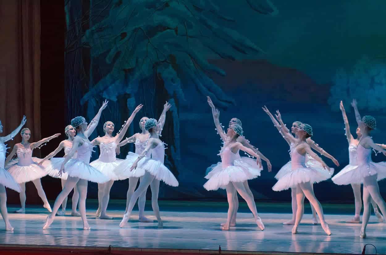 Snowflake Dance in the Nutcracker Ballet