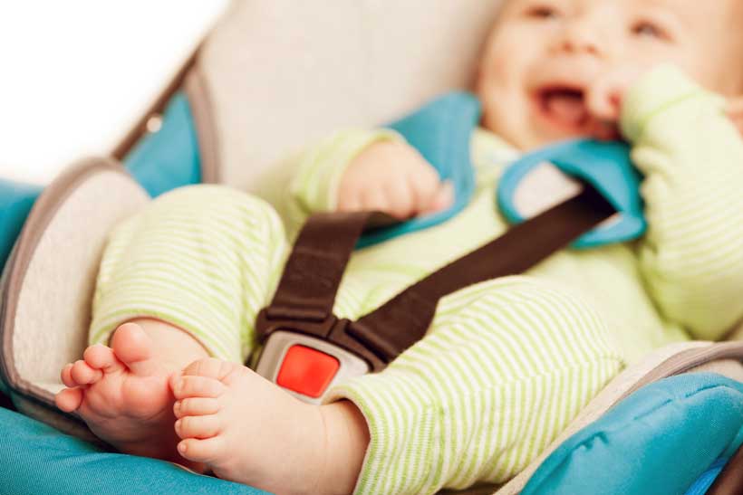How to gate check a car seat for a flight with babies and toddlers