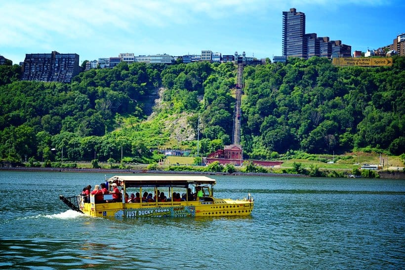 Just Ducky tour in Pittsburgh with Kids