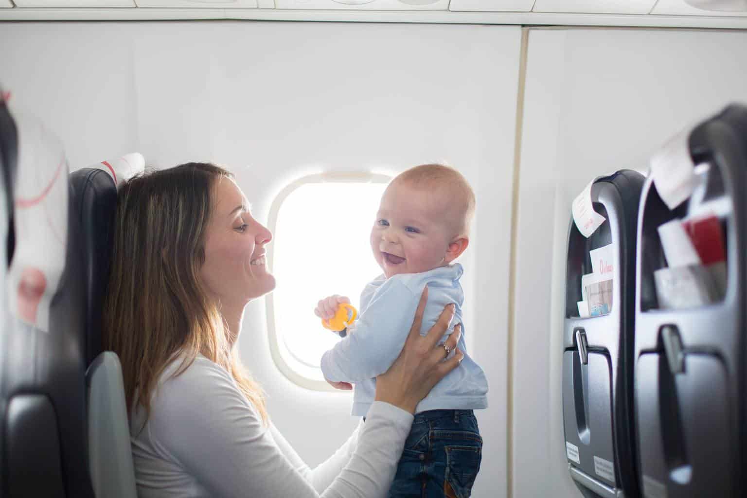 Tips for flying with a baby #travel #travelwithkids