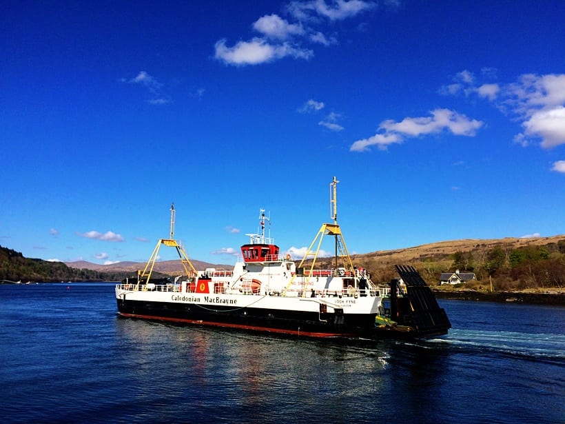 Scotland with Kids Itinerary- ferry-to-isle-of-mull