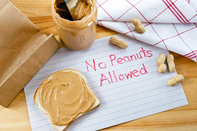 Childhood peanut allergies