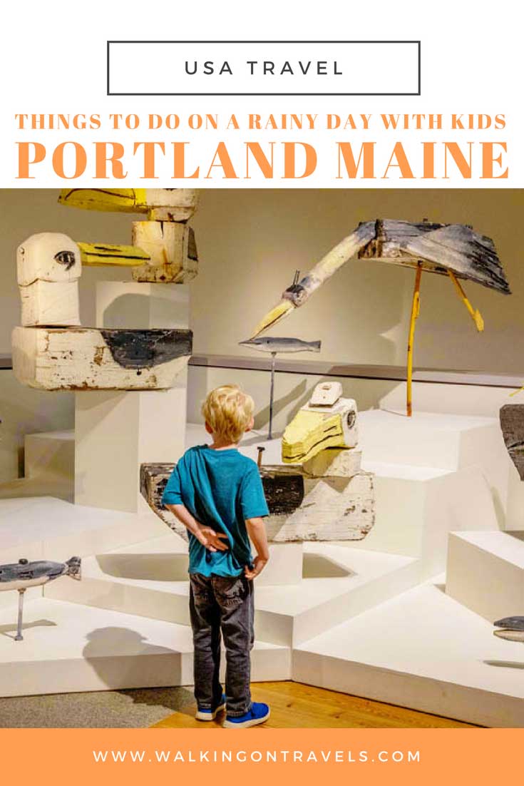 Things to do in Portland Maine with Kids on a rainy day: Museums, Maine blueberries, rock climbing and so much more when you can't figure out what to do in Portland this week. #maine #portland #portlandwithkids