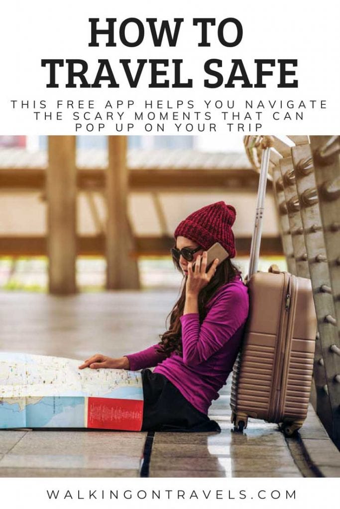 Learn how to travel safe using free travel apps, common sense and preparing before your trip with the best resources around. #traveltips #travelinsurance #travelapp