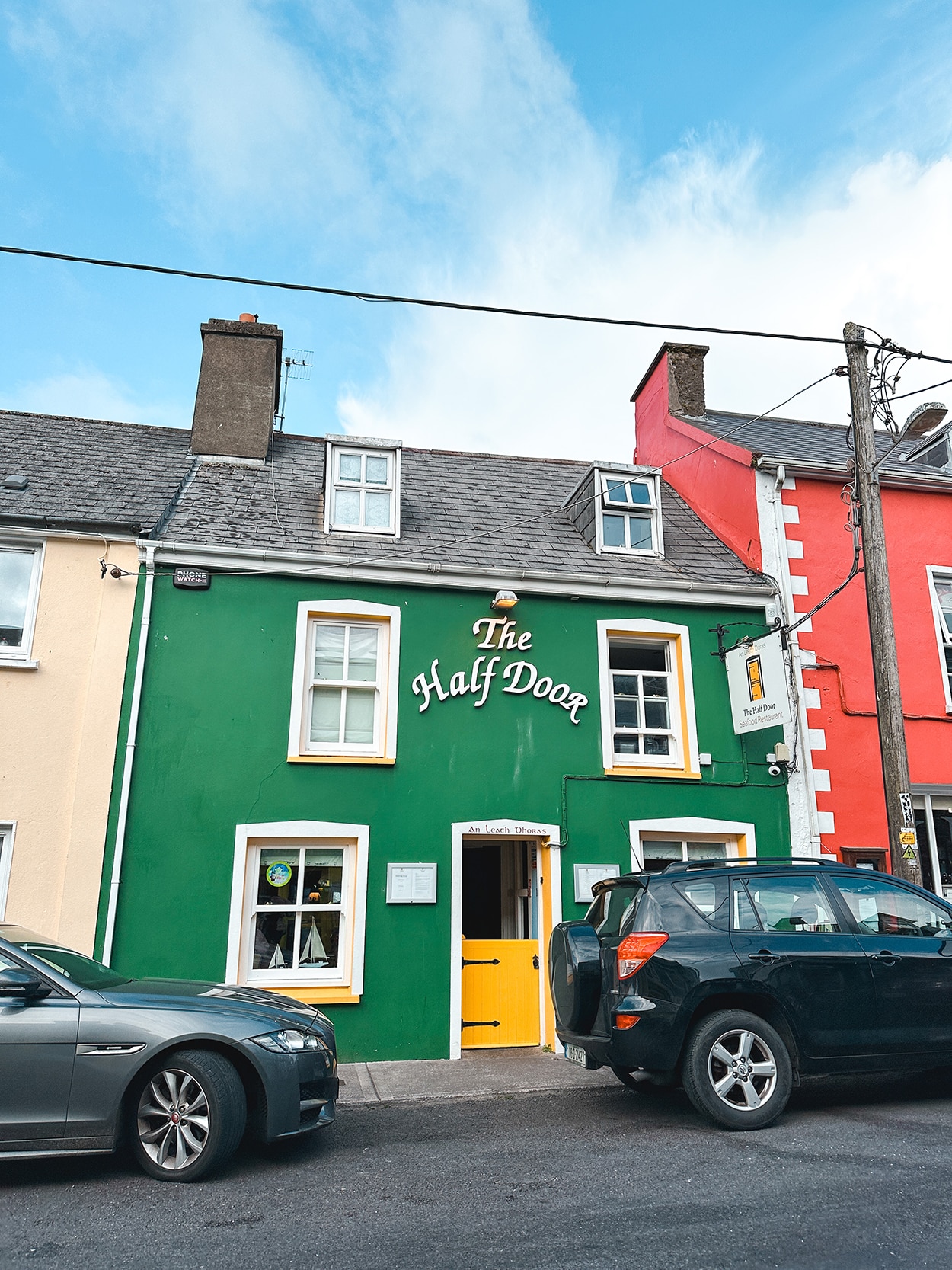 The Half Door restaurant in Dingle Ireland