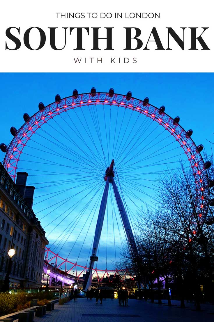 Things to do in London's South Bank with Kids: London Eye, Jubilee Park, Food markets, London restaurants, London Hotels and more tips to start planning your next trip to London. #london #europewithkids #londonwithkids #familytravel