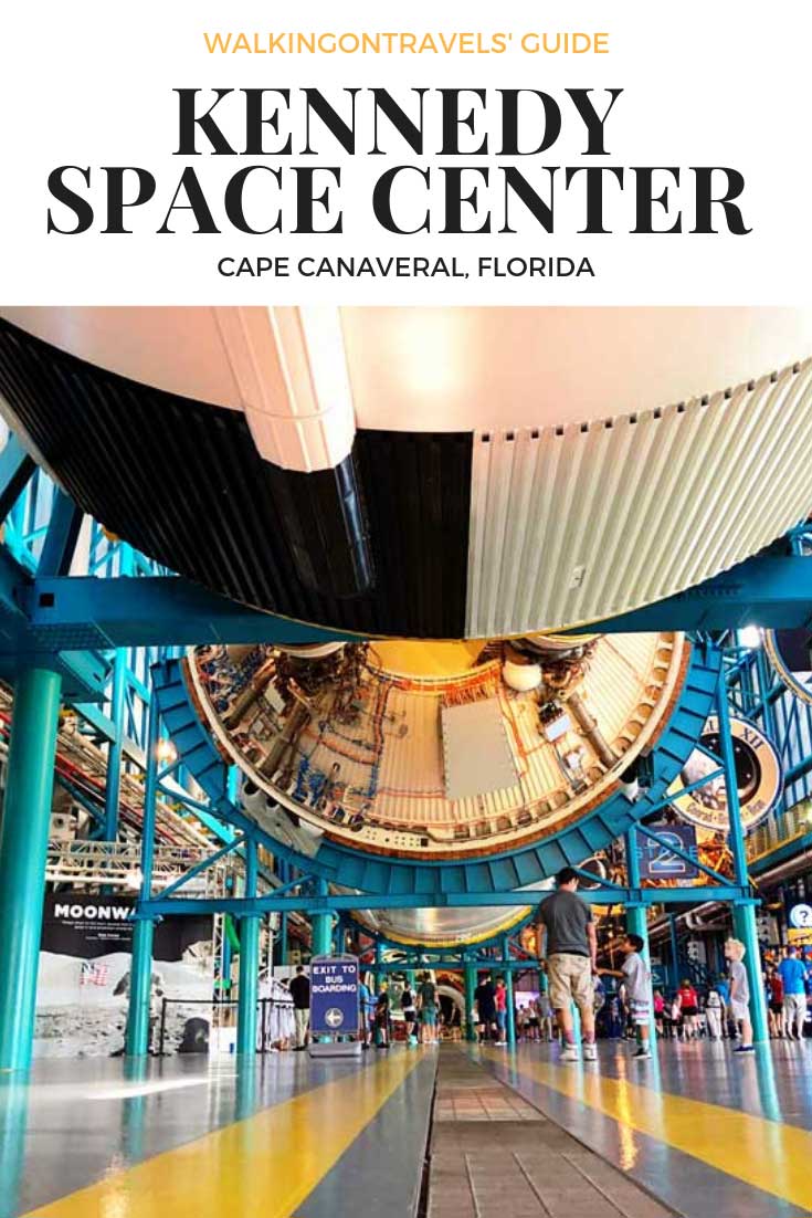 Kennedy Space Center with Kids in Cape Canaveral Florida is the perfect day trip from Kissimmee Florida and Orlando with Kids when you are on a Florida vacation. Explore the NASA space program, Space X and learn where we have been and where we are headed to the Moon, Mars and beyond. #kennedyspacecenter #florida #kissimmee #familytravel