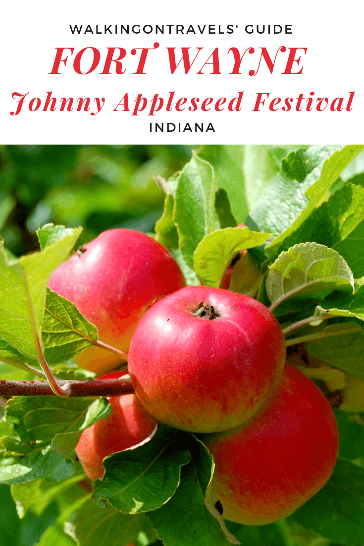 Fort Wayne Indiana Johnny Appleseed Festival: Grab all of your favorite apple recipes, apple cider, Abe Lincoln Moments, Midwest history and learn why Johnny Appleseed's final resting place is in Fort Wayne Indiana during this annual autumn festival #apples #autumnfestivals #indiana #fortwayne #familytravel #midwest