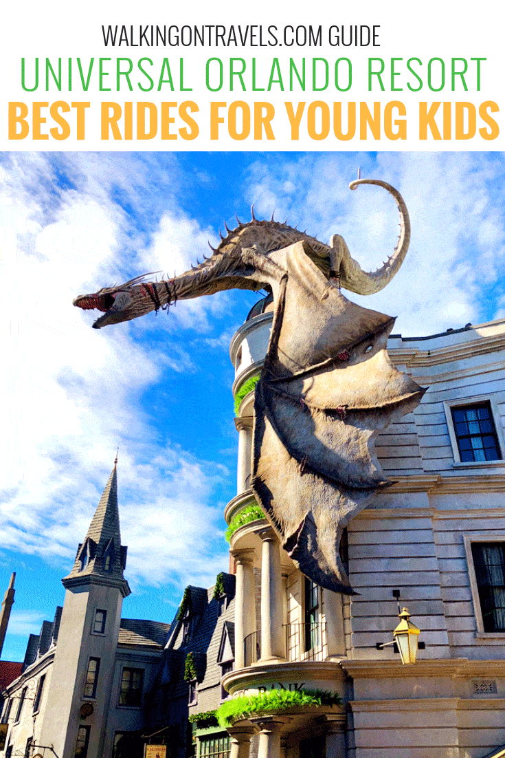 Best Universal Orlando Resort Rides and Experiences for Younger Kids: As you plan your trip to Universal Orlando Resort with kids in Orlando Florida don't be surprised when your older kids want to run off and do their old thing. Younger kids will have plenty of rides and experiences to enjoy at this theme park with mom and dad though. Read our Universal Orlando Guide to find out how the whole family can enjoy your next Orlando theme park vacation. #universalorlando #wizardingworldofharrypotter #orlando #florida #universalorlandoresort #islandsofadventure #universalstudiosflorida
