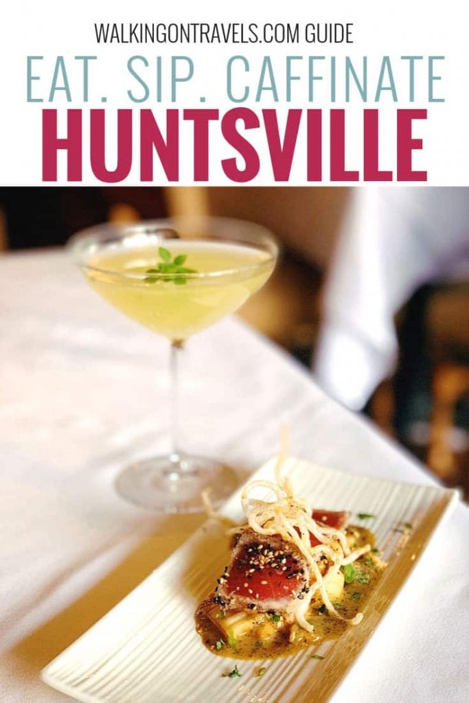 Huntsville restaurants know how to inspire your tastebuds, craft cocktails you won't forget and get you caffeinated each morning without putting you back to sleep with the same ole cup of joe. Explore downtown restaurants, spots your kids will love in Alabama, the best food near hotels, and bars across the city. #huntsville #alabama