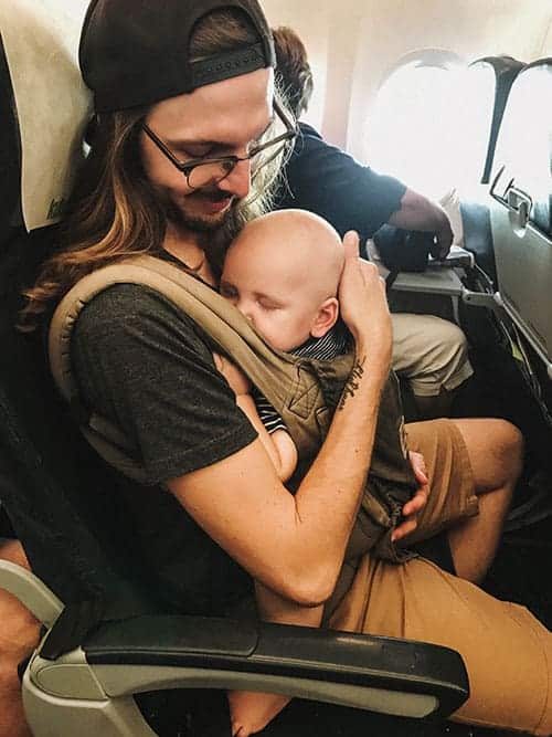 Baby Carrier Sleeping