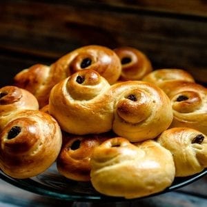 Sweet St. Lucia Lussekatter SWEDISH Saffron Buns Recipe 13 Swedish Saffron Buns Recipe