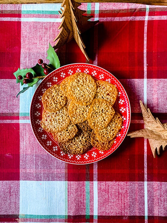 Gluten-Free Irish Lace Cookies