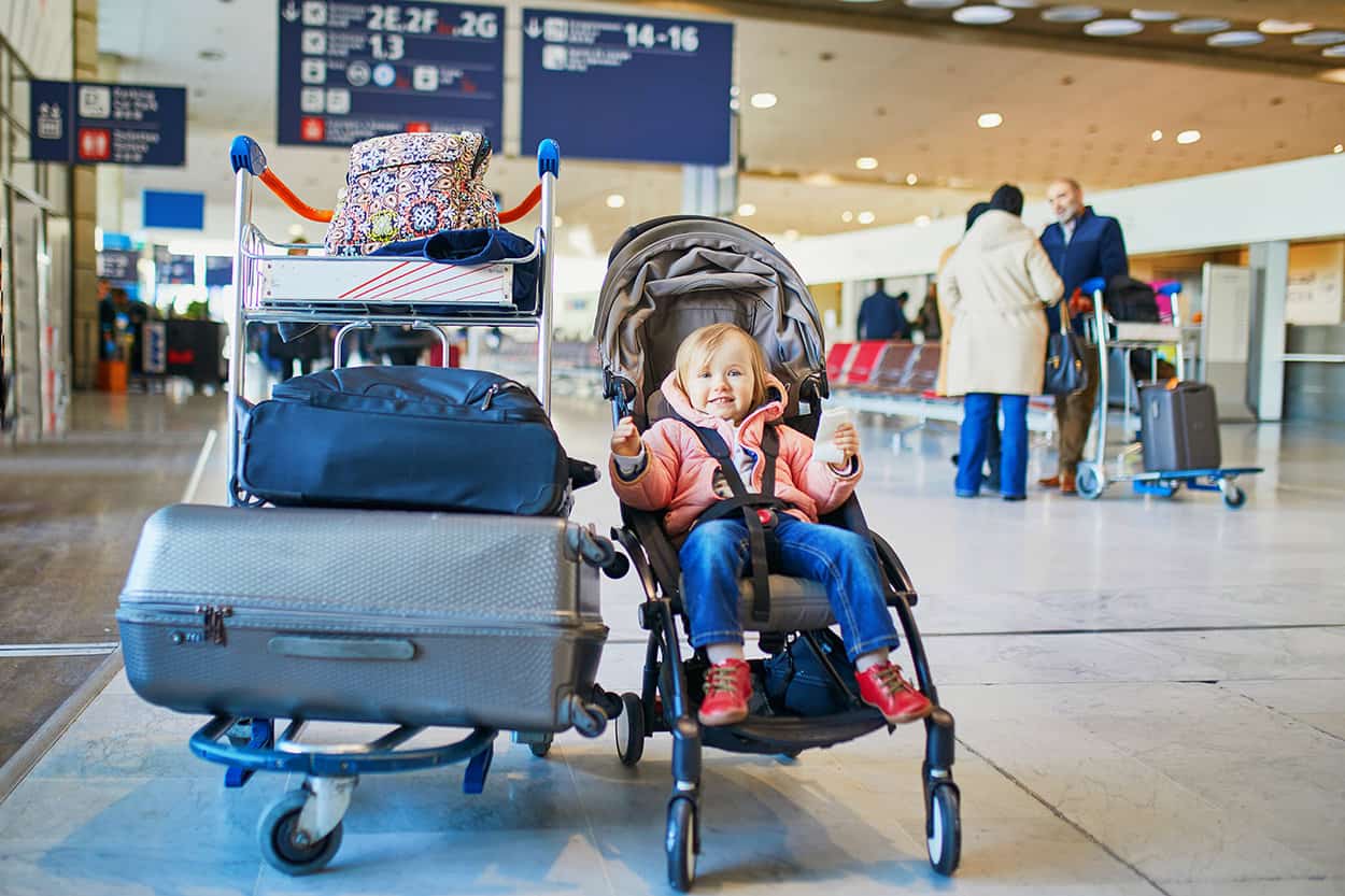 Traveling with baby: How to Gate Check a Car Seat or Stroller