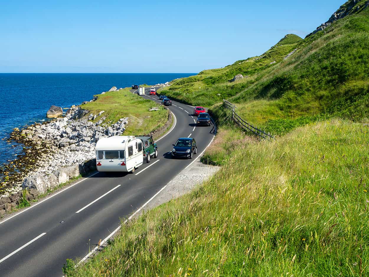 How to book a rental Car Ireland - Northern Ireland Causeway Coastal Route Atrium Coastal Road