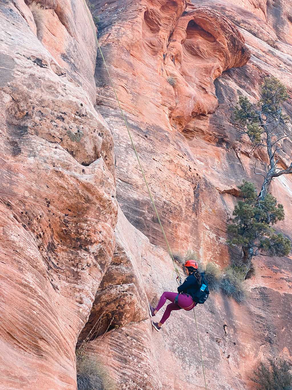 Zion National Park Utah canyoneering and Rappeling 