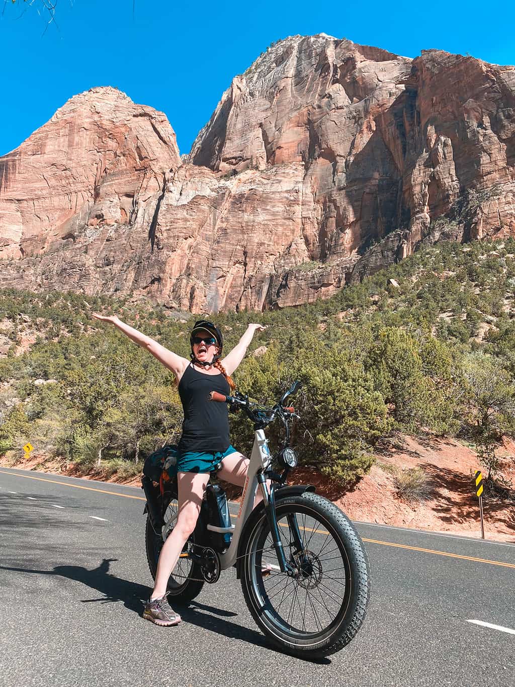 ebiking in Zion National Park