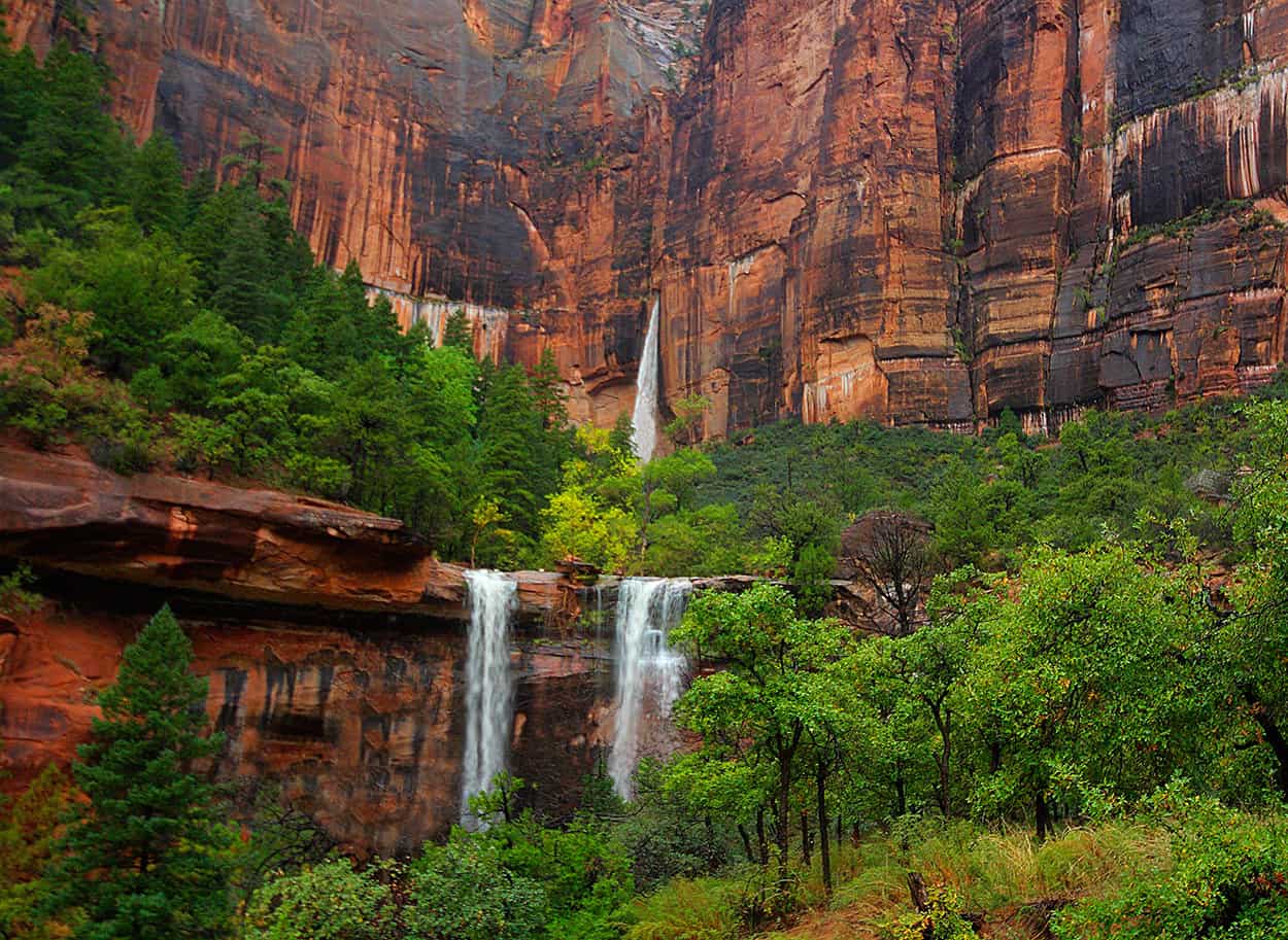 Zion National Park in Utah Emerald Pools