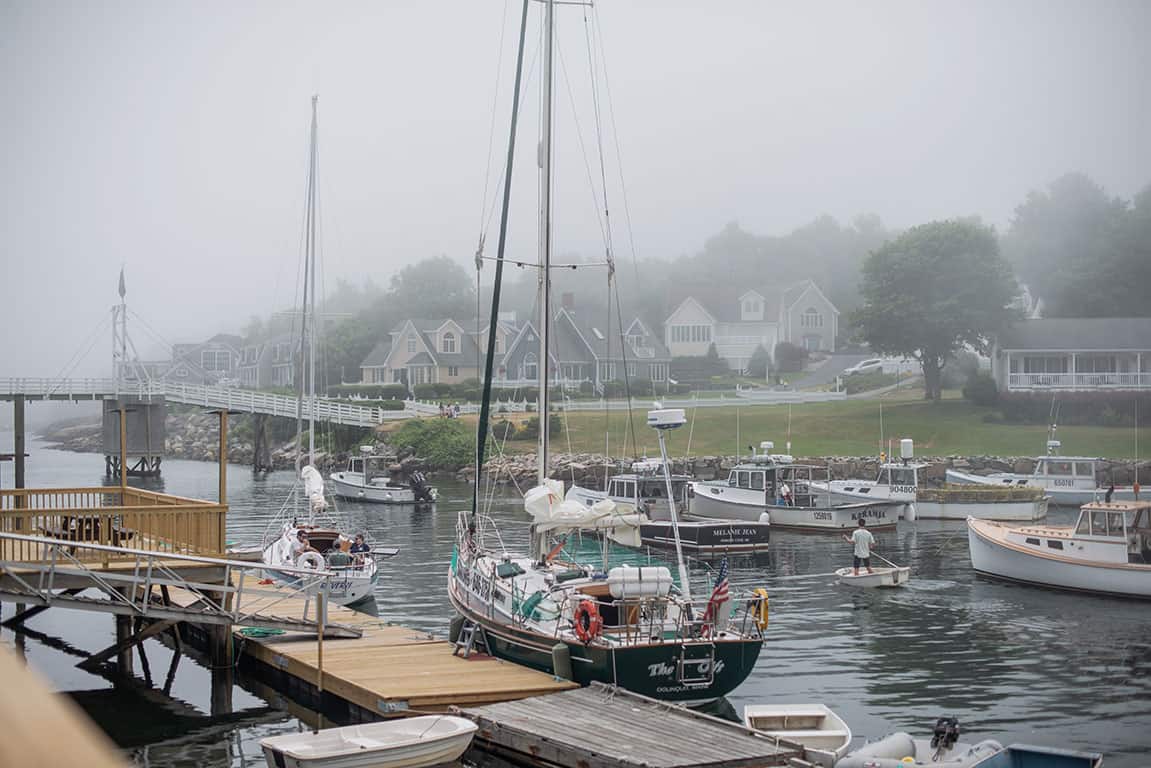 Maine Ogunquit ME Sailboats and fishing boats in the harbor credit Twenty20