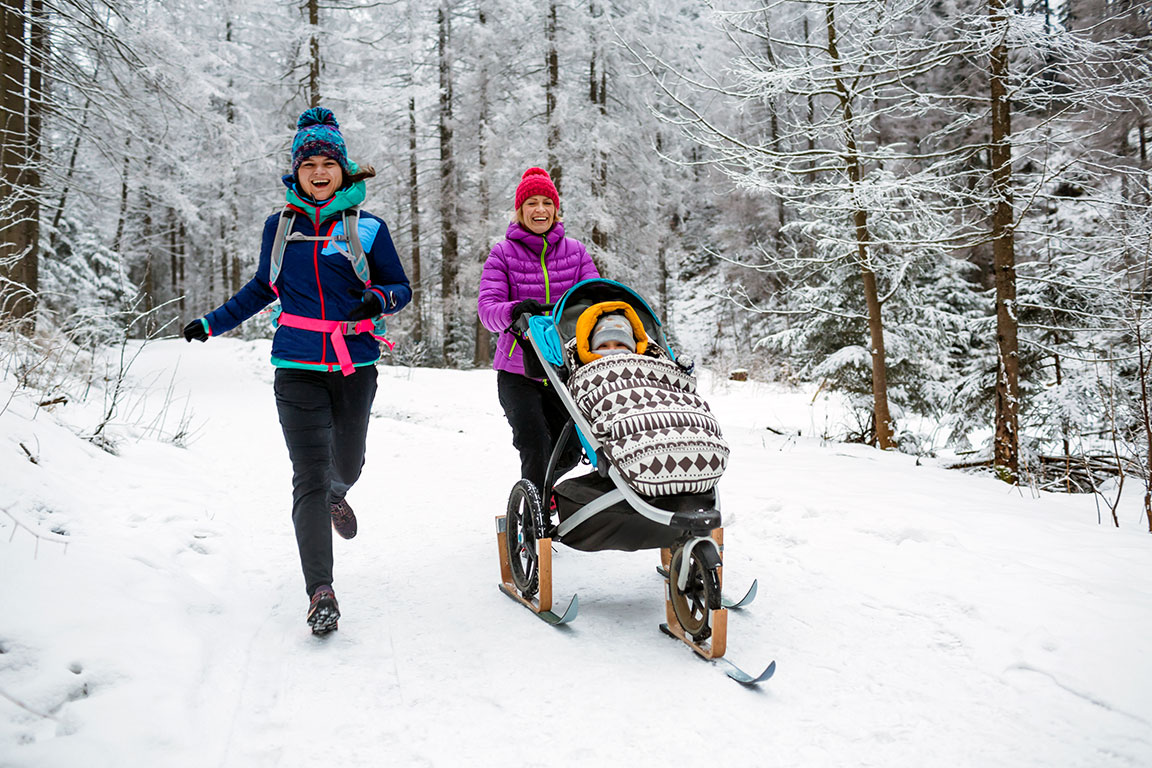 Stroller store for hiking