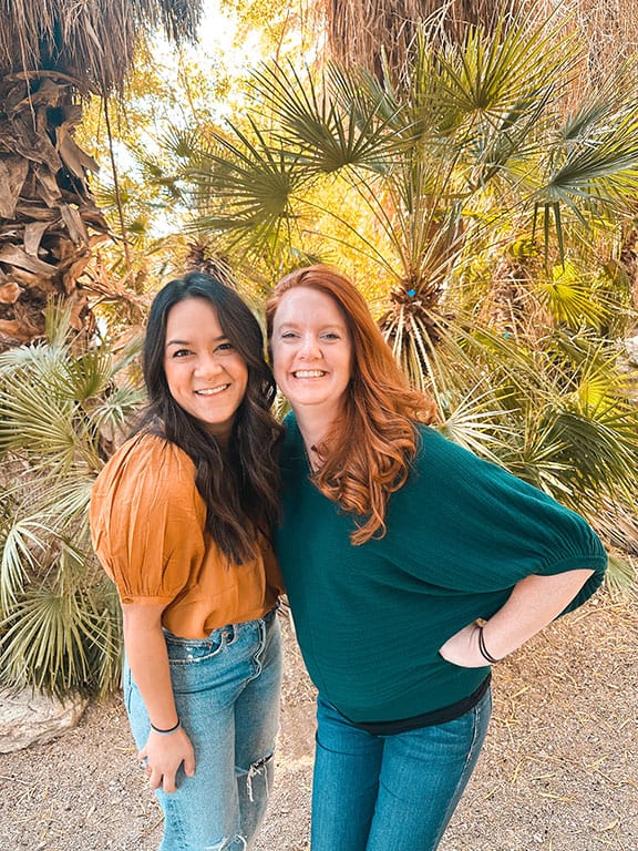 Keryn and Tawny in Palm Springs California