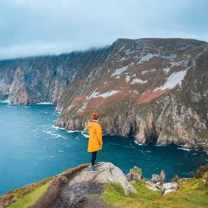 Keryn at slieve league in County Donegal