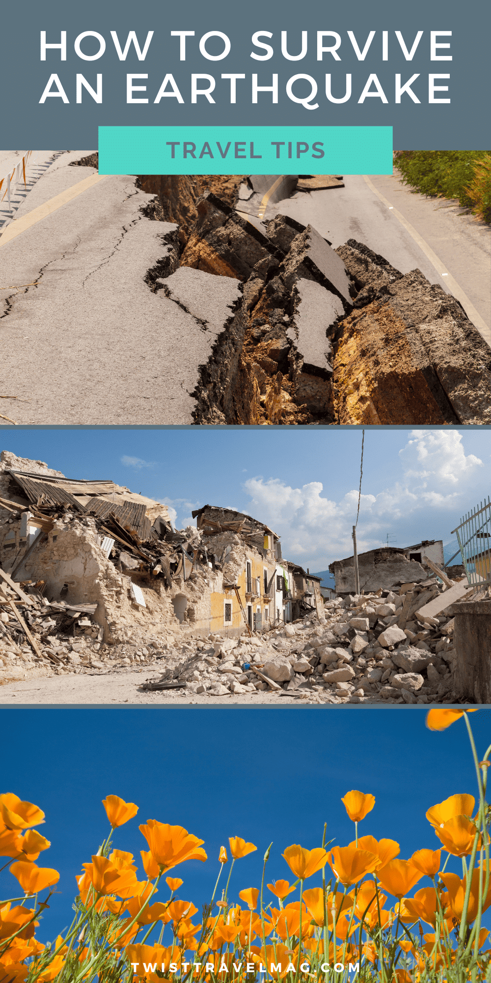What to do if you experience an earthquake when traveling