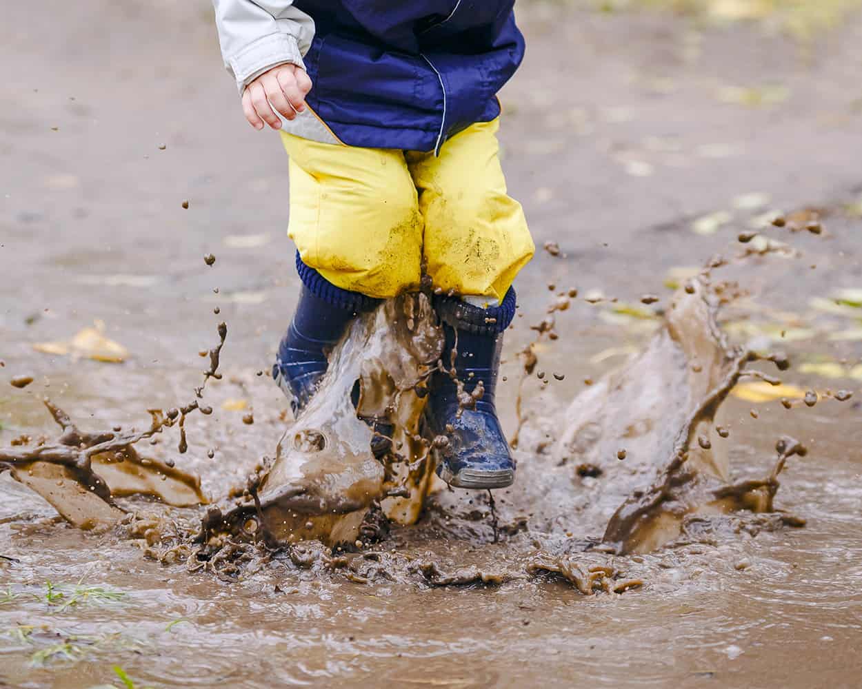 Toddler Kids Boys Girls Waterproof Rain Pants Mud Dirty Proof Trousers  Rainwear