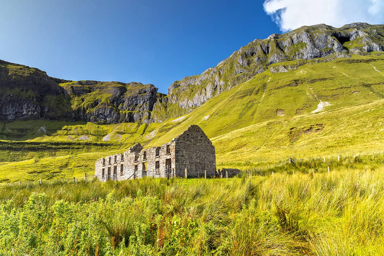 Gleniff Horseshoe Drive in County Sligo Ireland