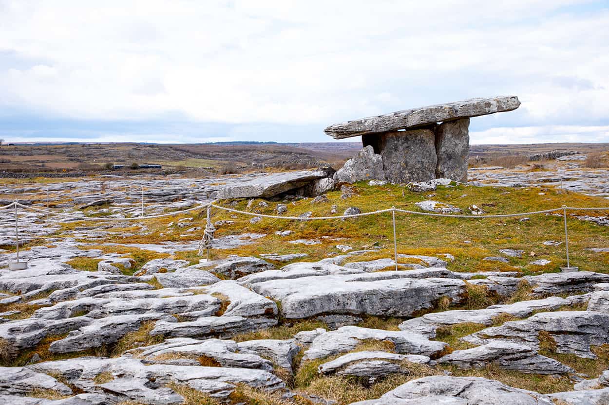 Poulnabrone Dolmen The Burren National Park Doolin Ireland