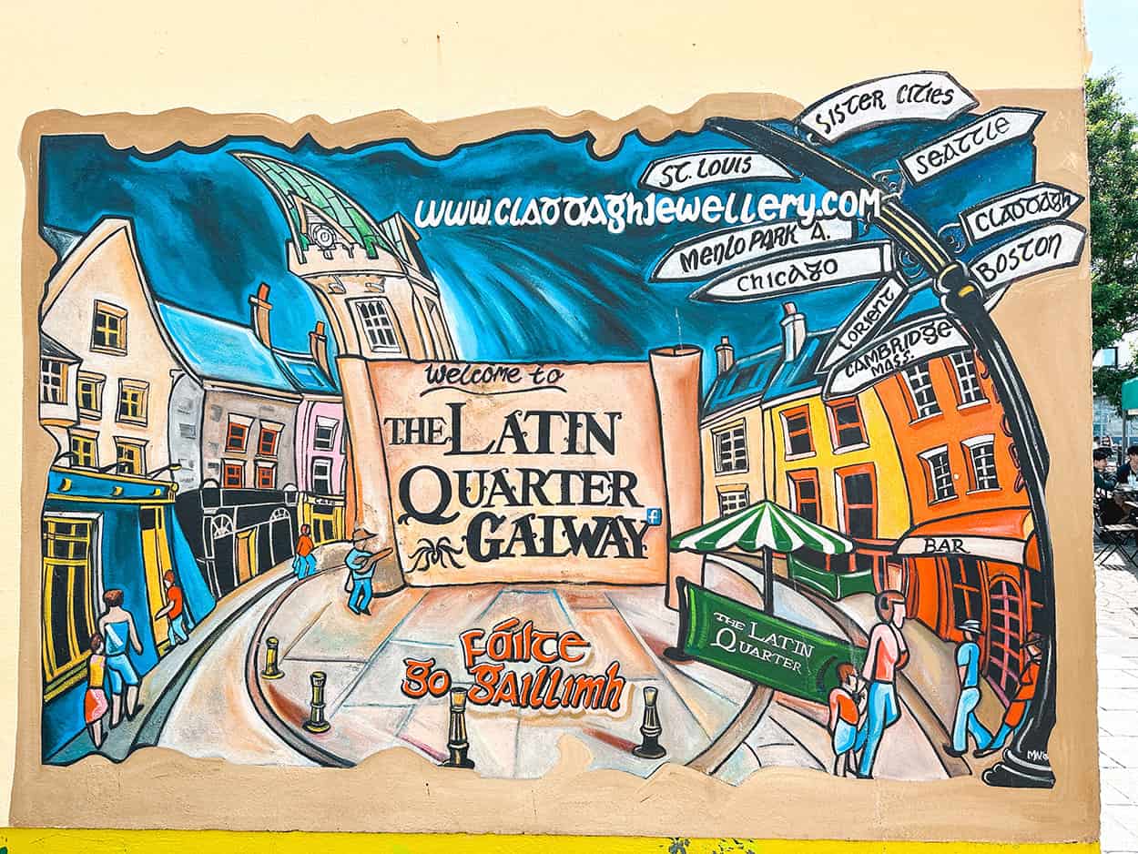 The Latin Quarter Galway Ireland