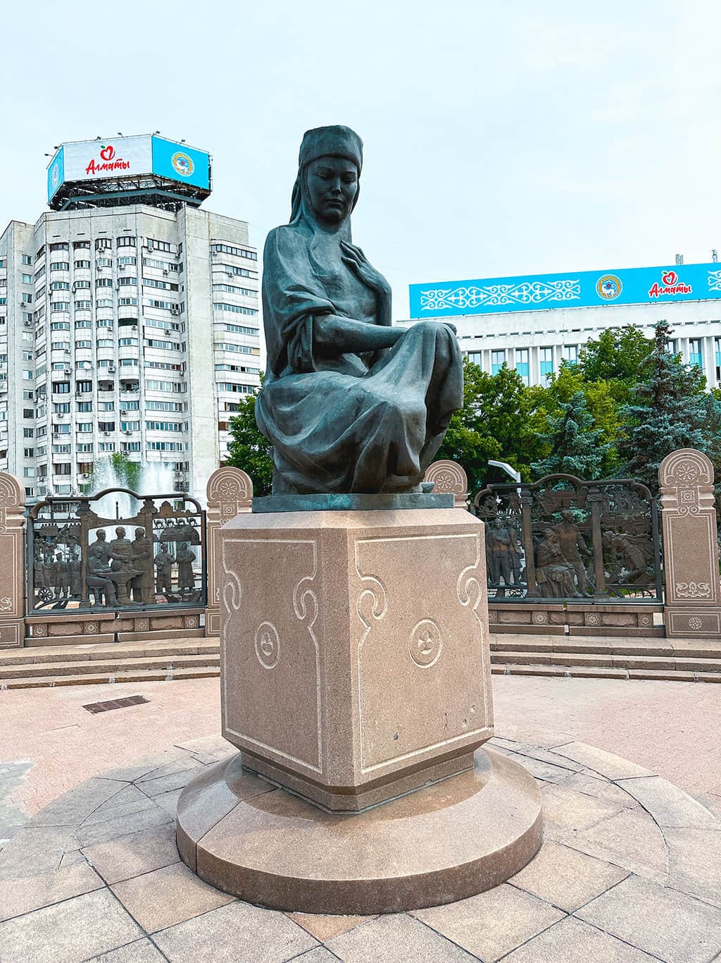 Monuments and Memorials in Almaty Kazakhstan