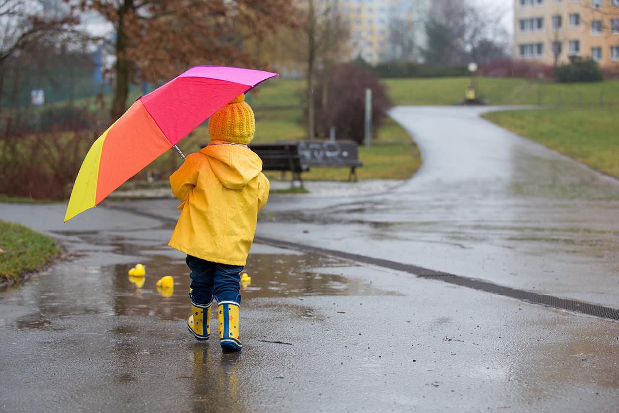 Childs rain outlet coat