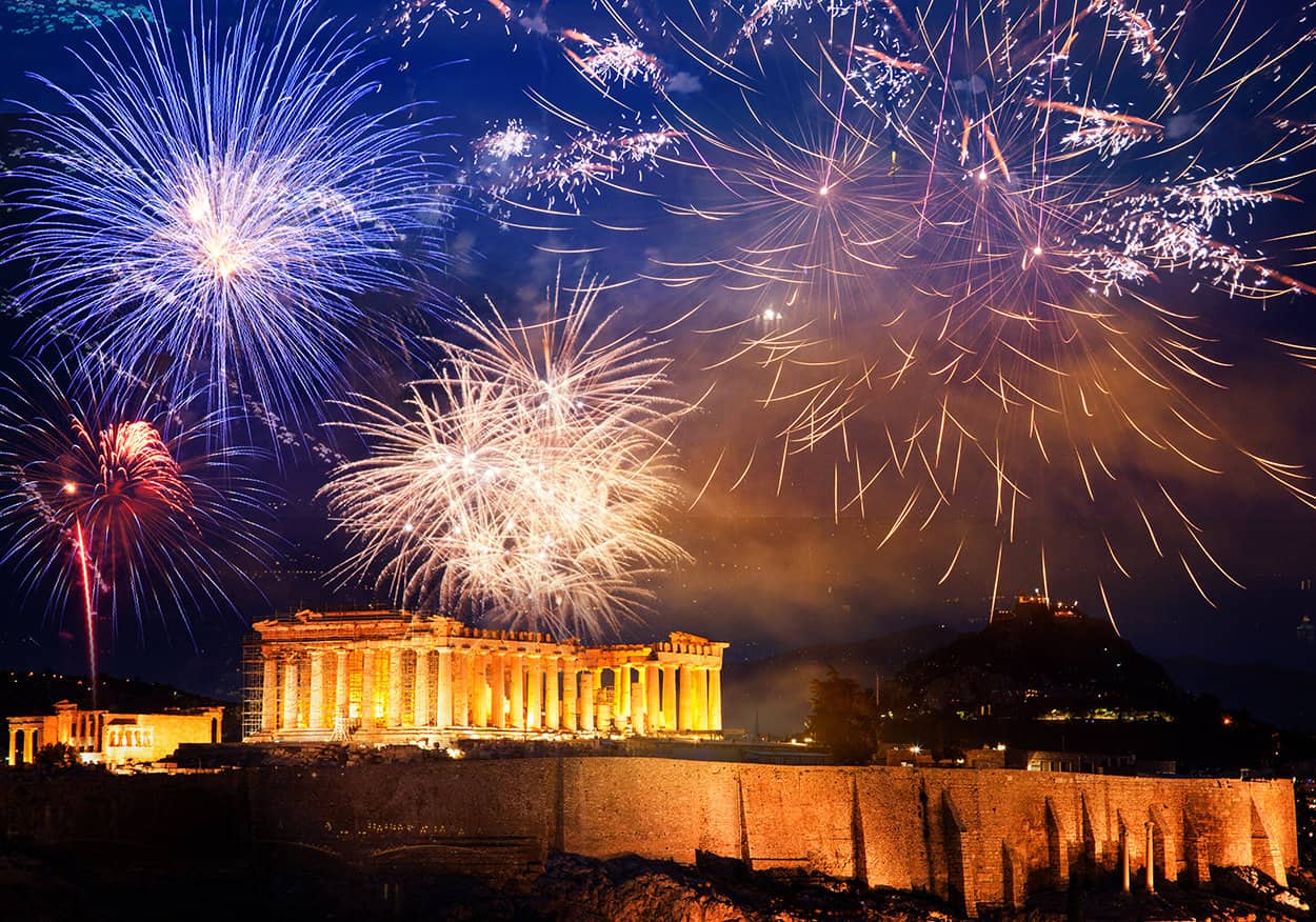 New Years Eve in Athens Greece