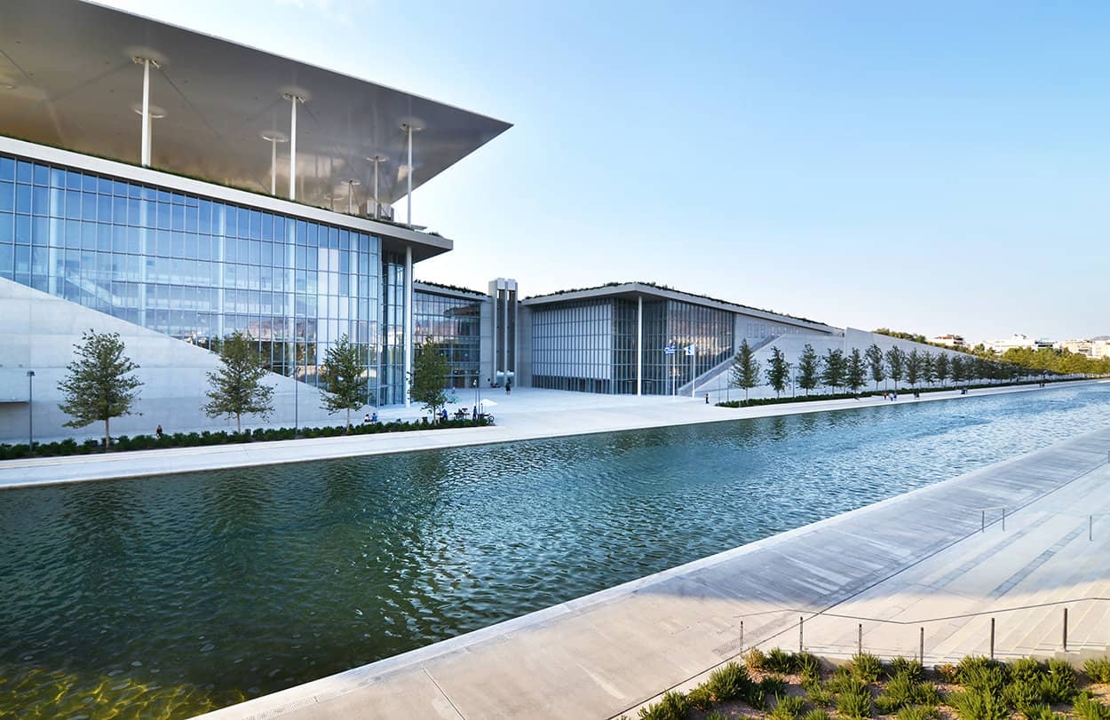 STAVROS NIARCHOS FOUNDATION CULTURAL CENTER in Athens Greece