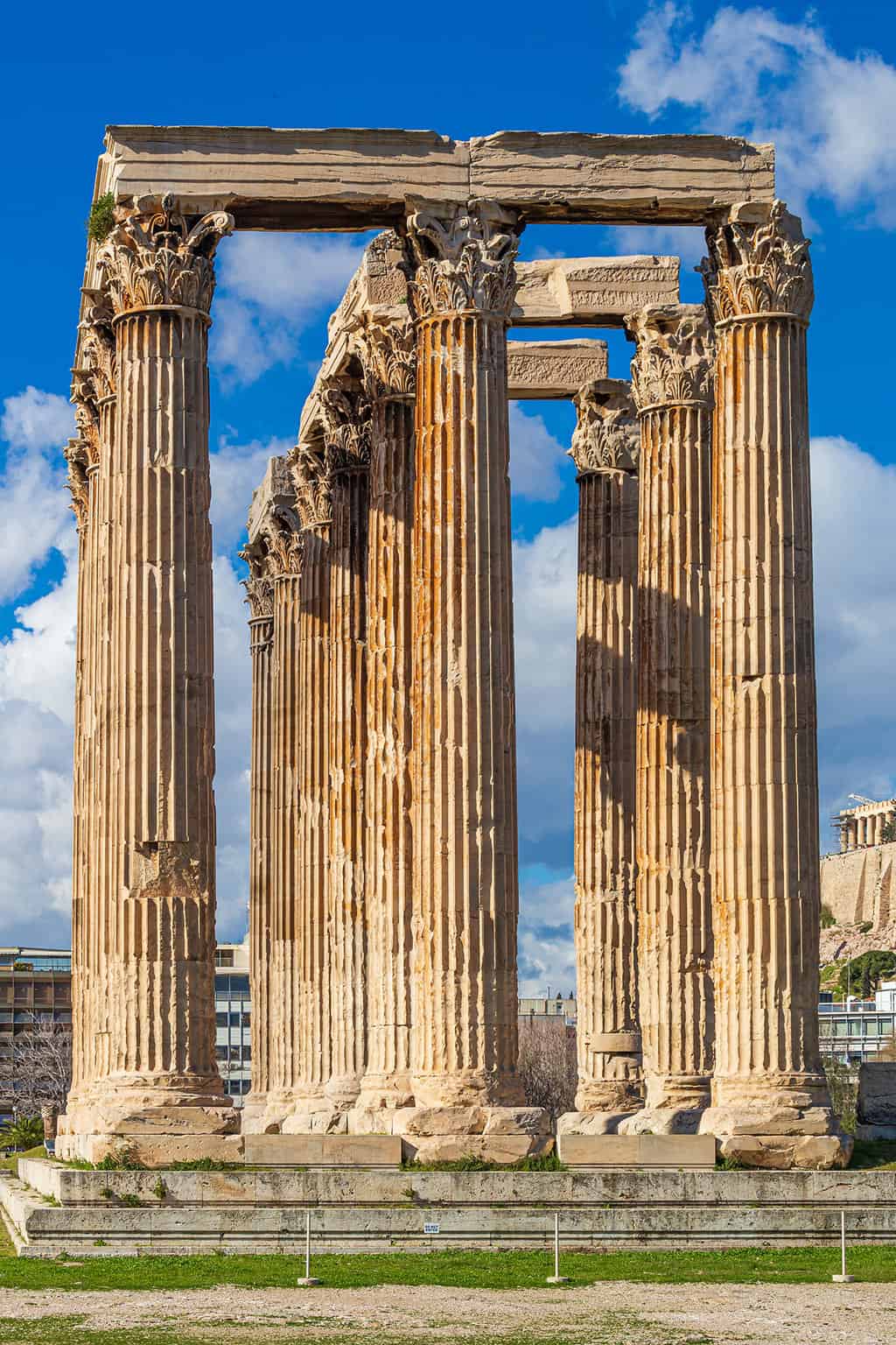 TEMPLE OF OLYMPIAN ZEUS in Athens Greece