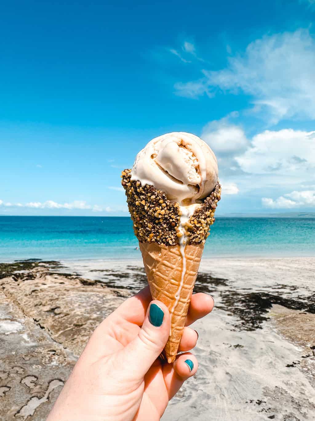 Aran Islands ice cream in Ireland