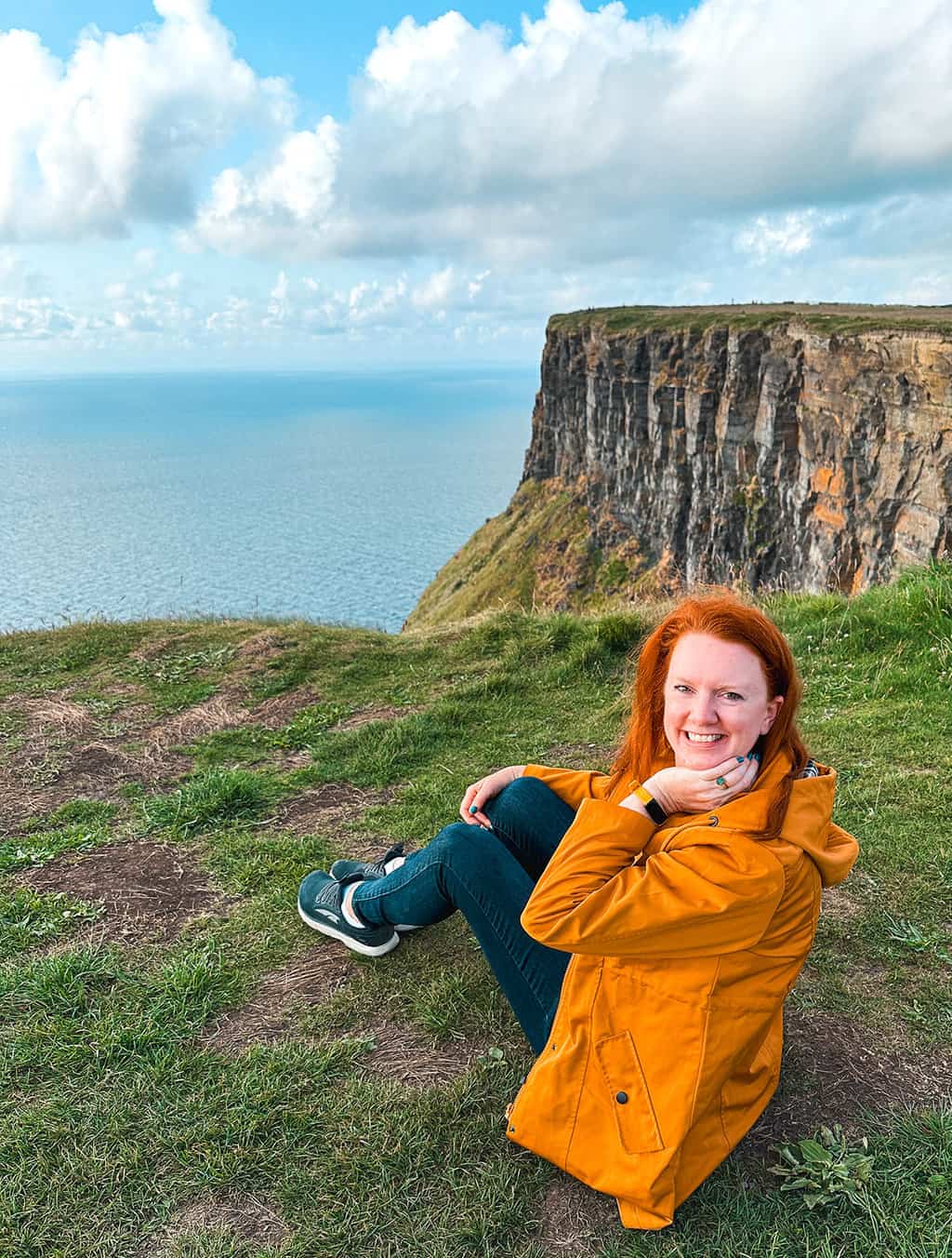 Keryn on the Cliffs of Moher Doolin Ireland