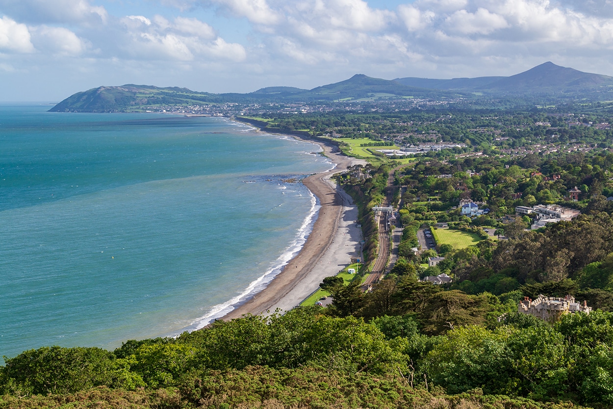 Dublin Bay Beach in Dublin Ireland