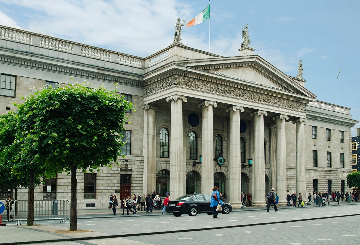 The General Post Office in Dublin Ireland