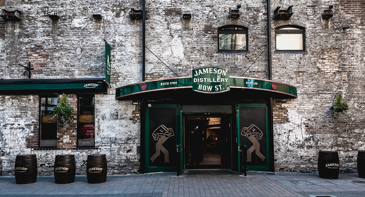 Jameson Distillery Bow St in Dublin Ireland