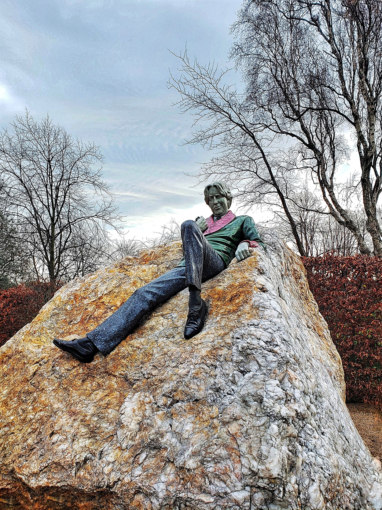 Merrion Square Oscar Wilde Memorial Dublin Ireland