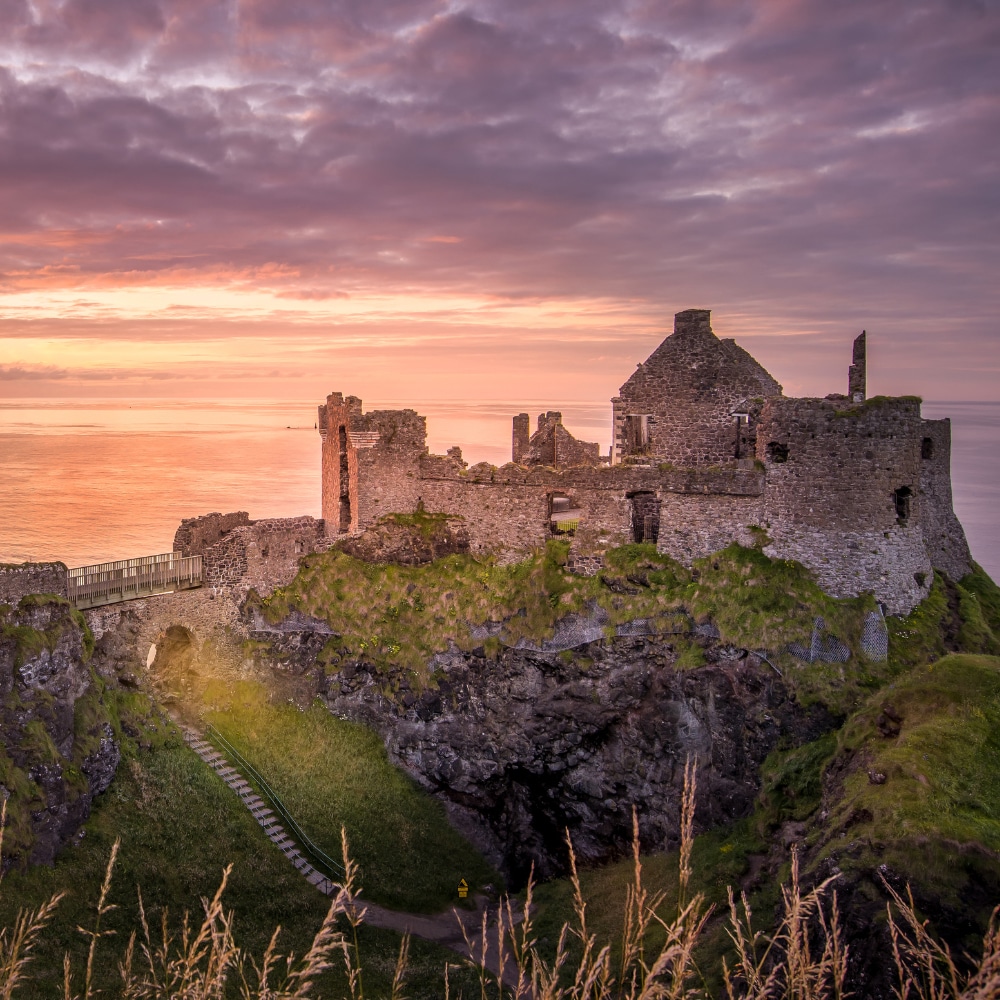 Portrush Ireland- Dunluce Castle - Northern Ireland