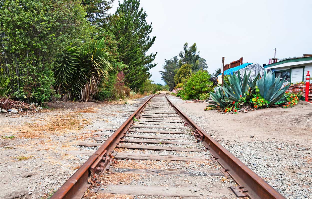 Railroad Tracks in Aptos CA