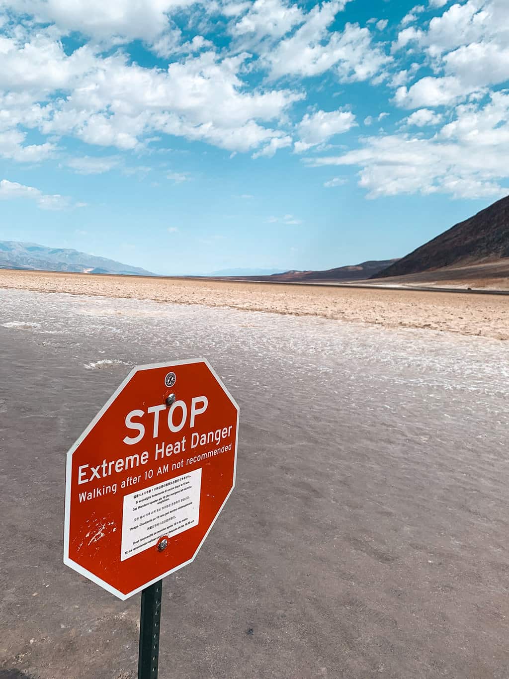 Badwater Basin in Death Valley National Park California