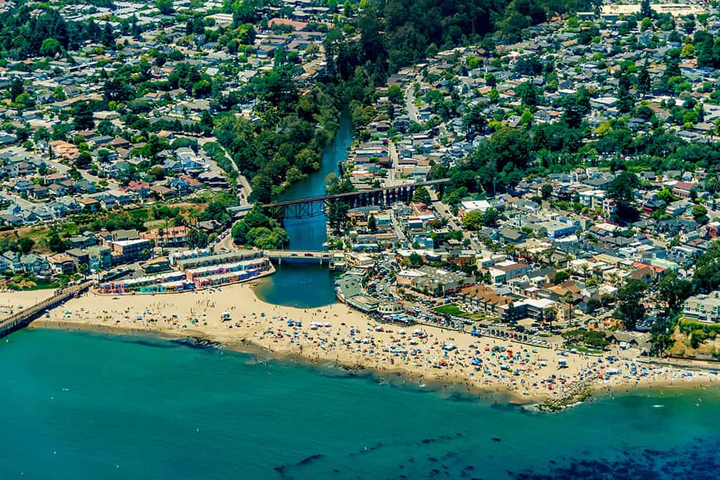 Things To Do In Capitola CA   California Capitola Aerial View 001 DepositphotosL 