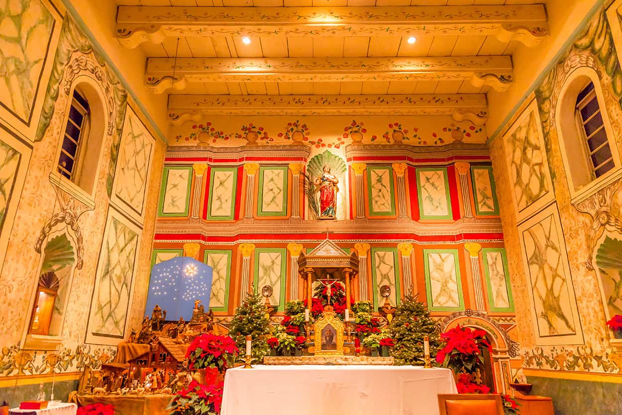 Old Mission Santa Ines- Solvang Christmas Shopping in California- credit Keryn Means of Twist Travel Magazine